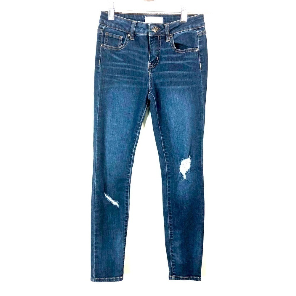 RSQ Ibiza Skinny Size 10 Denim Distress Jeans